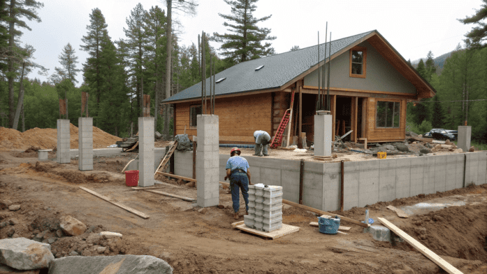 Расчет столбчатого фундамента — советы и рекомендации